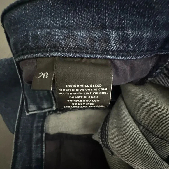 J BRAND  Mid-rise Capri Skinny Jeans size 28 blue womens jeans - Picture 7 of 9